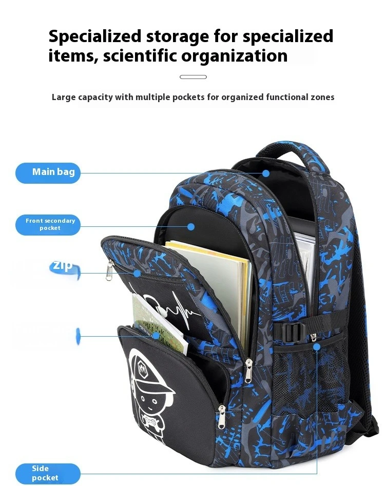 Waterproof Luminous Children School Bags For Boys Kids Backpack School Backpack Primary Schoolbag Book Bag Mochila 6