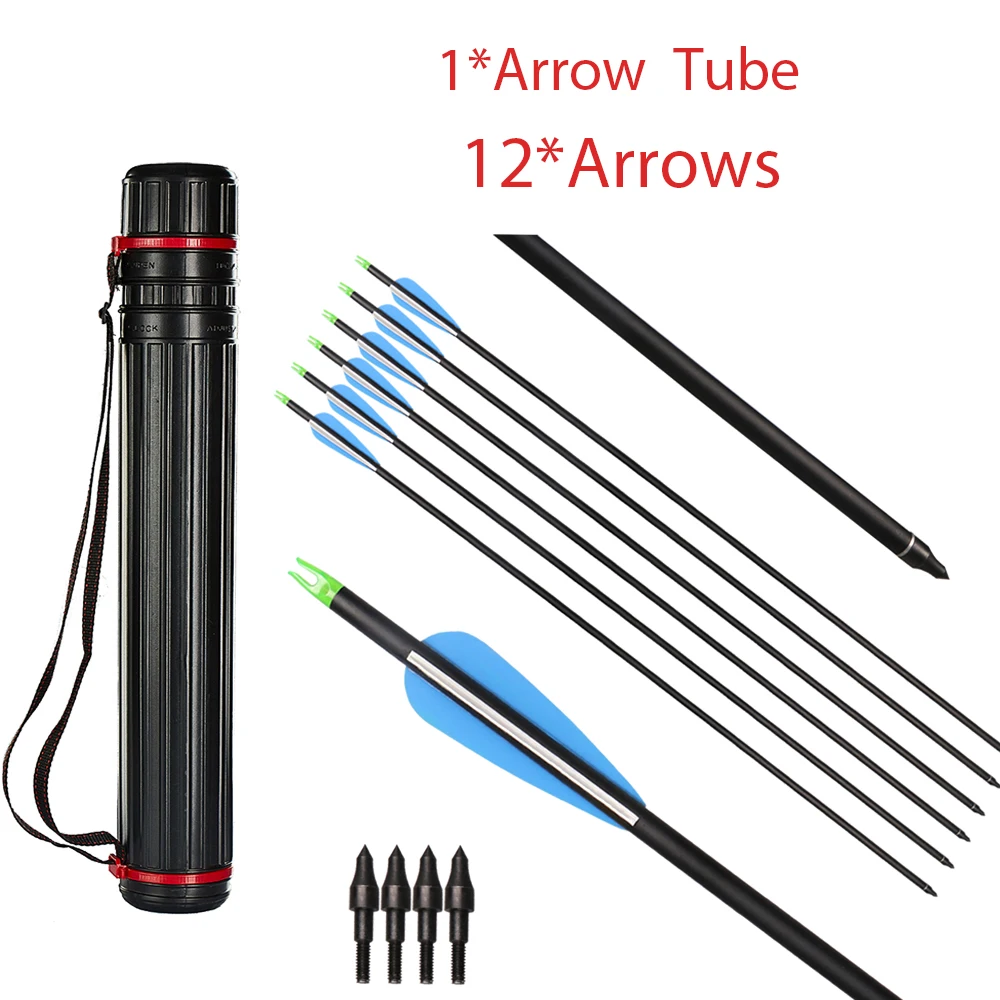 Premium 31 Carbon Hunting Arrows with Removable Tips