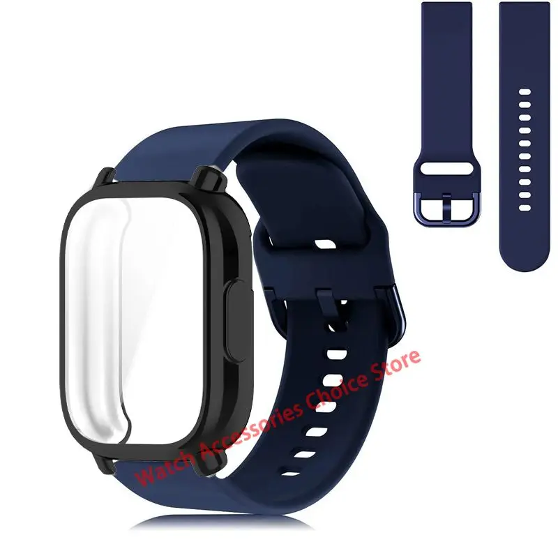 Protective TPU Shell with Breathable Silicone Strap