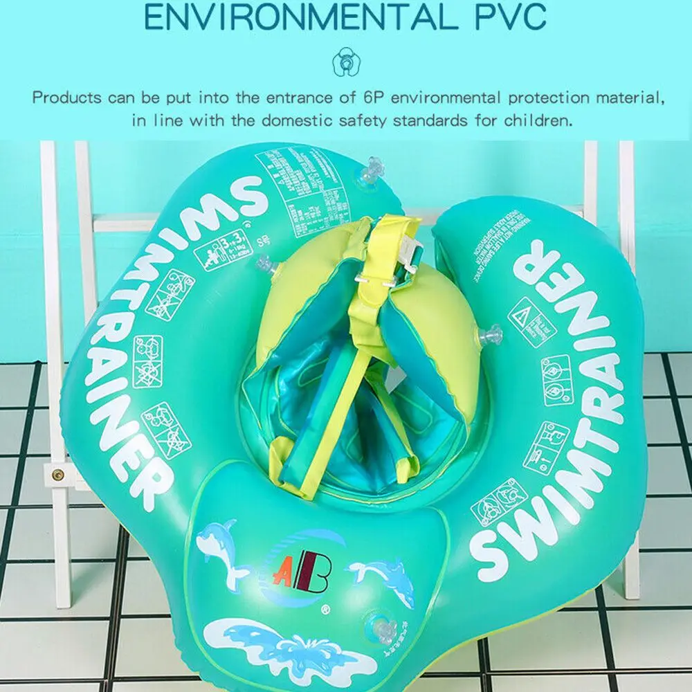 

Inflatable Baby Kid Float Swimming Ring Safety Swim Trainer Water Toy Pool Baby Swimming Ring Anti Rollover Armpit Swimming Ring