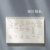 Weekly Plan Note Book Coil Efficiency Manual Simple Time Management Portable Notebook Week Planner Organizer Weekly Planner 3