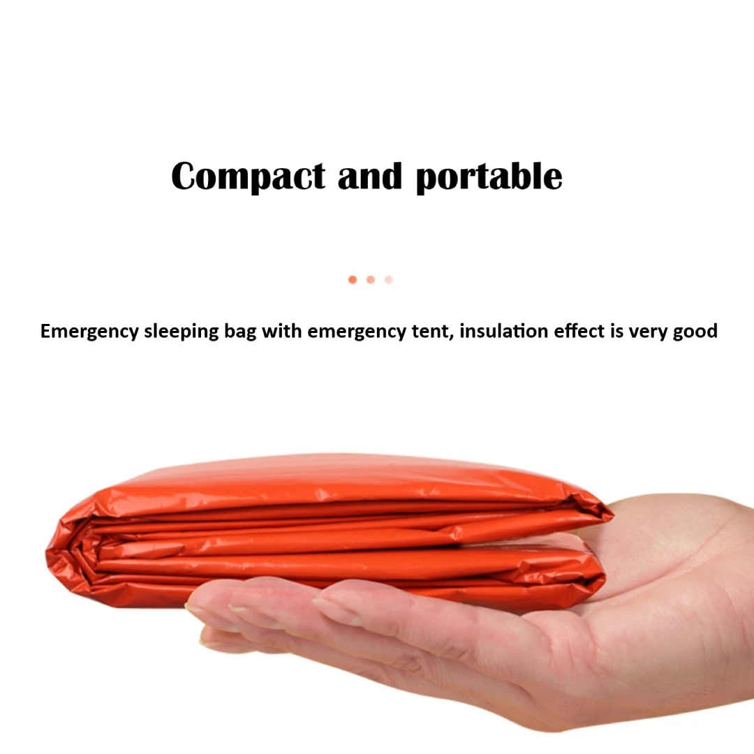 Emergency Thermal Sleeping Bag Outdoor Camping Mountain Climbing Thermal Emergency Blanket Tinfoil Foil Survival Blanket