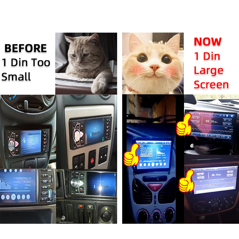 7 Inch Car Radio 1 Din Multimedia MP5 Player Mirror Link Touch Screen FM ISO Power Aux Input Bluetooth USB Autoradio