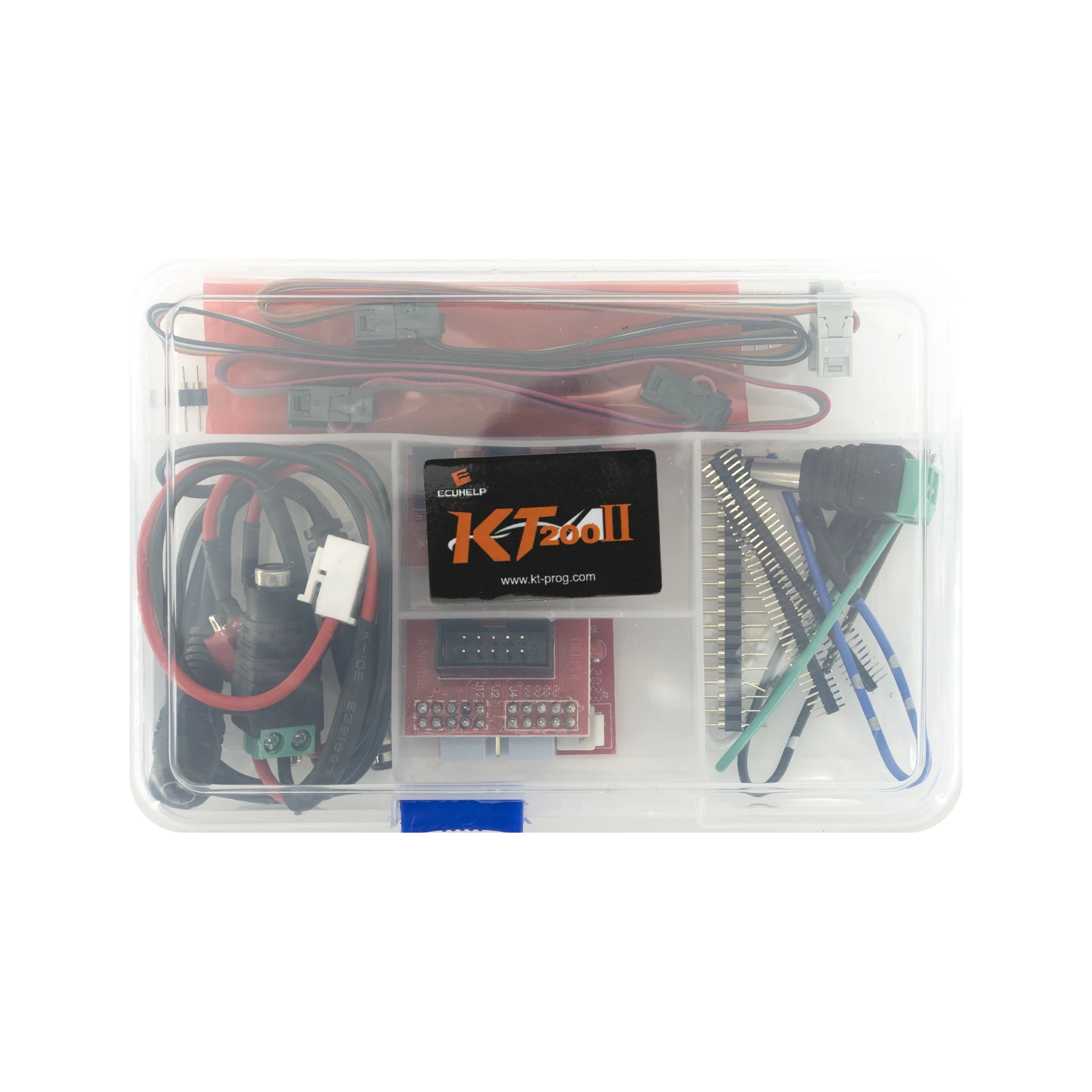 ECUHELP KT200II ECU 프로그래머, 오프라인 워크스테이션 지지대, 풀 마스터, OBD, BOOT, BDM, JTAG, 무료 ktflash 제공, EU 배송