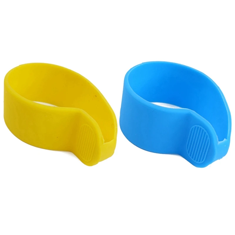 

2X Scooter Thumb Throttle Accelerator Silicone Case For M365/1S/PRO/MAX G30 ES1234225 Electric Scooter,Blue & Yellow