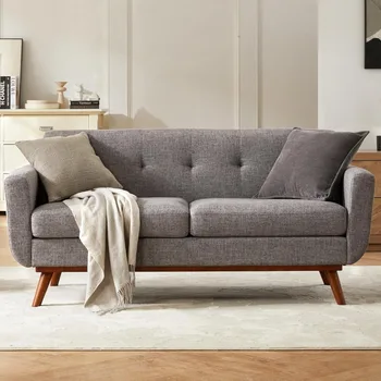 Modern Tufted Loveseat Sofa 1