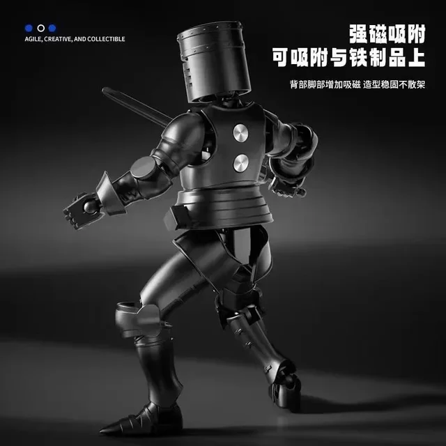 Knight Action Figures Paladin 13 Jointed Movable Shapeshift Robot 3D Printed Mannequin Character Assembl Toys Kids Gifts 6