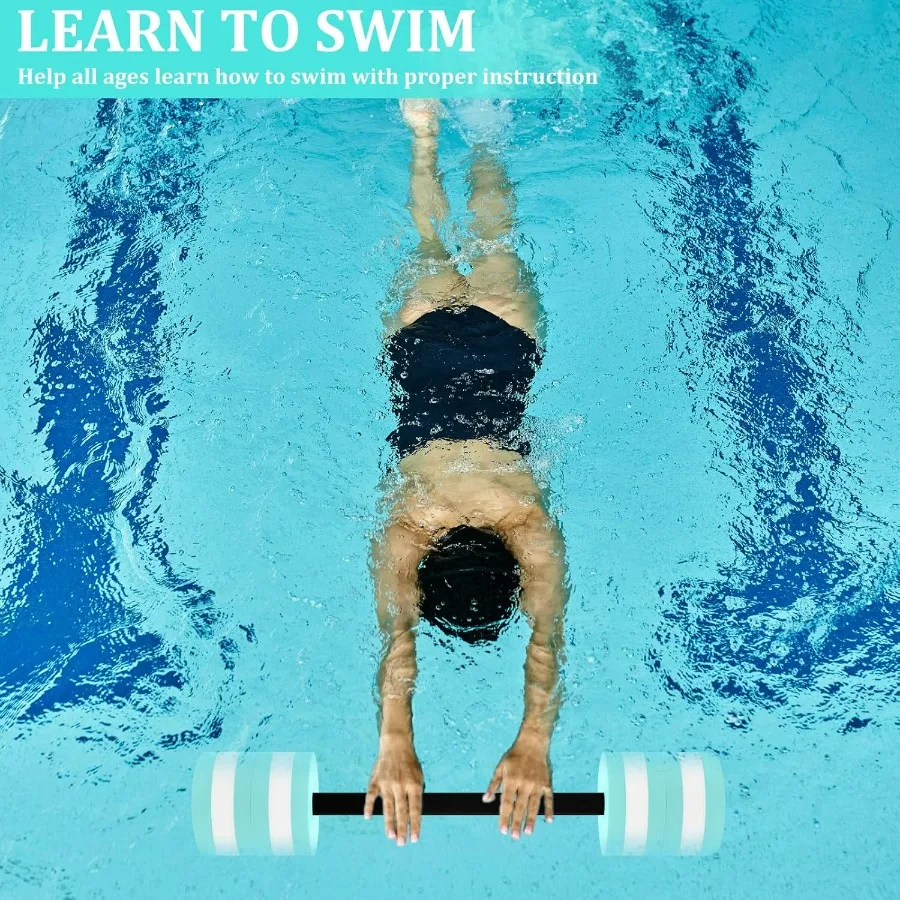 4 Pcs Water Weight Aquatic Exercise Dumbbells for Pool Macaron Color Aerobics Equipment EVA Foam Dumbbells Set Aquatic Exercise