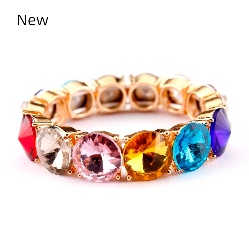 

Glass Crystal Dot Bracelets for Women Dubai Jewelry Wholesale
