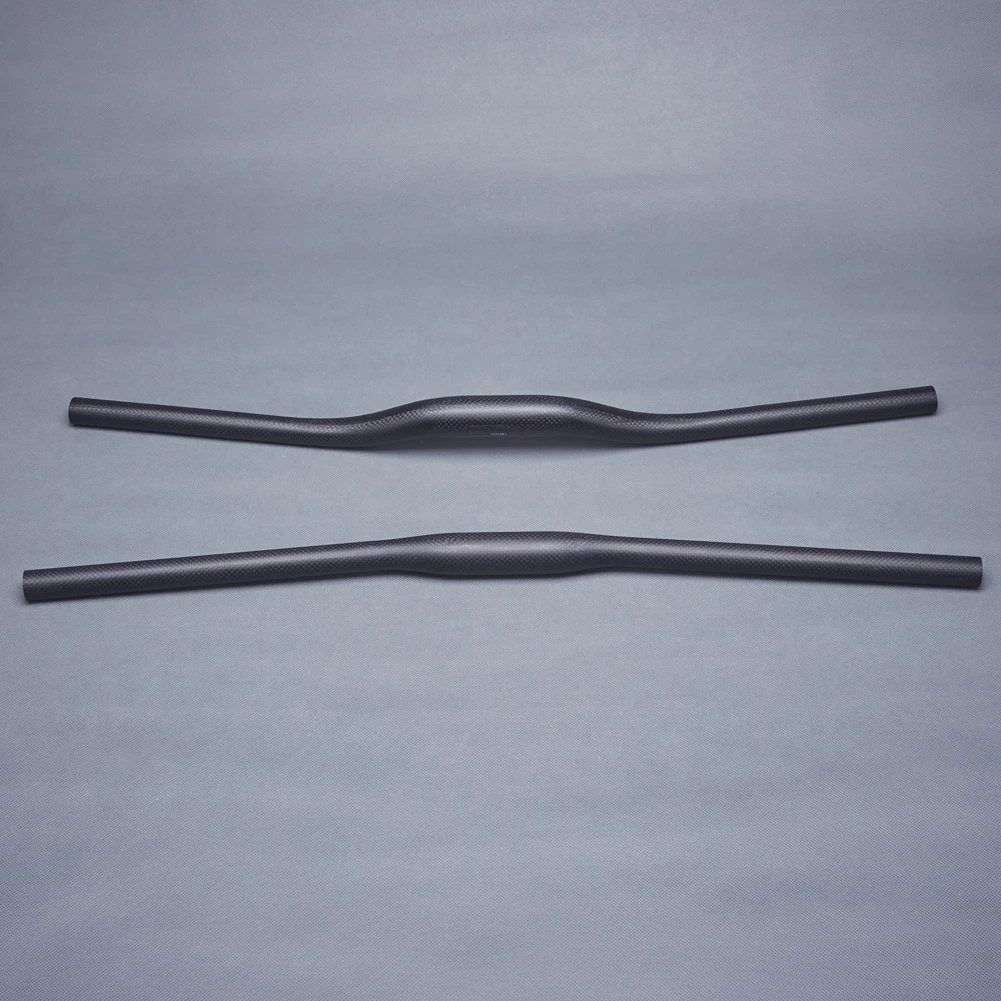 Matte 3K Carbon Bike MTB Handlebar Mountain Bicycle Horizontal / One-shaped Handlebar 580/600/620/640/660/680/700/720/740/760mm