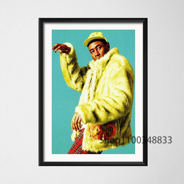 Pop Rap Music Album Cover Artist Tyler The Creator Poster Rapper Hip Hop  Rock Flower Boy Goblin Canvas Art Home Wall Sofa Decor - AliExpress