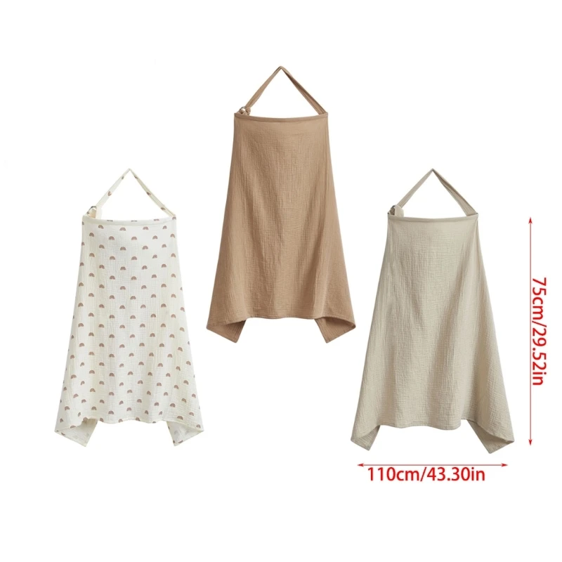 Privacy Nursing Apron Nursing Cover Cotton Breastfeeding Cover Muslin Cover Breast Feeding Coverall