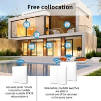 SIXWGH Smart Wireless Switch RF433Mhz Self-Powered Push Button Wall Panels Remote Controller Light Switch Waterproof Wall Switch - Image 6
