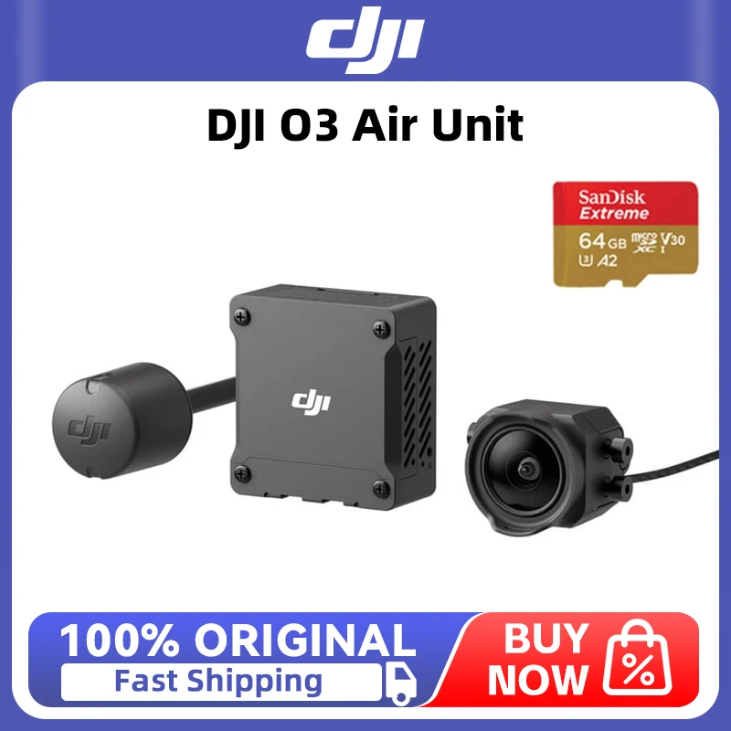 Air Unit FPV Transmitter Receiver FPV Accessories DJI O3 Air Unit FPV Drone Digital Transmission System For FPV Goggles V2