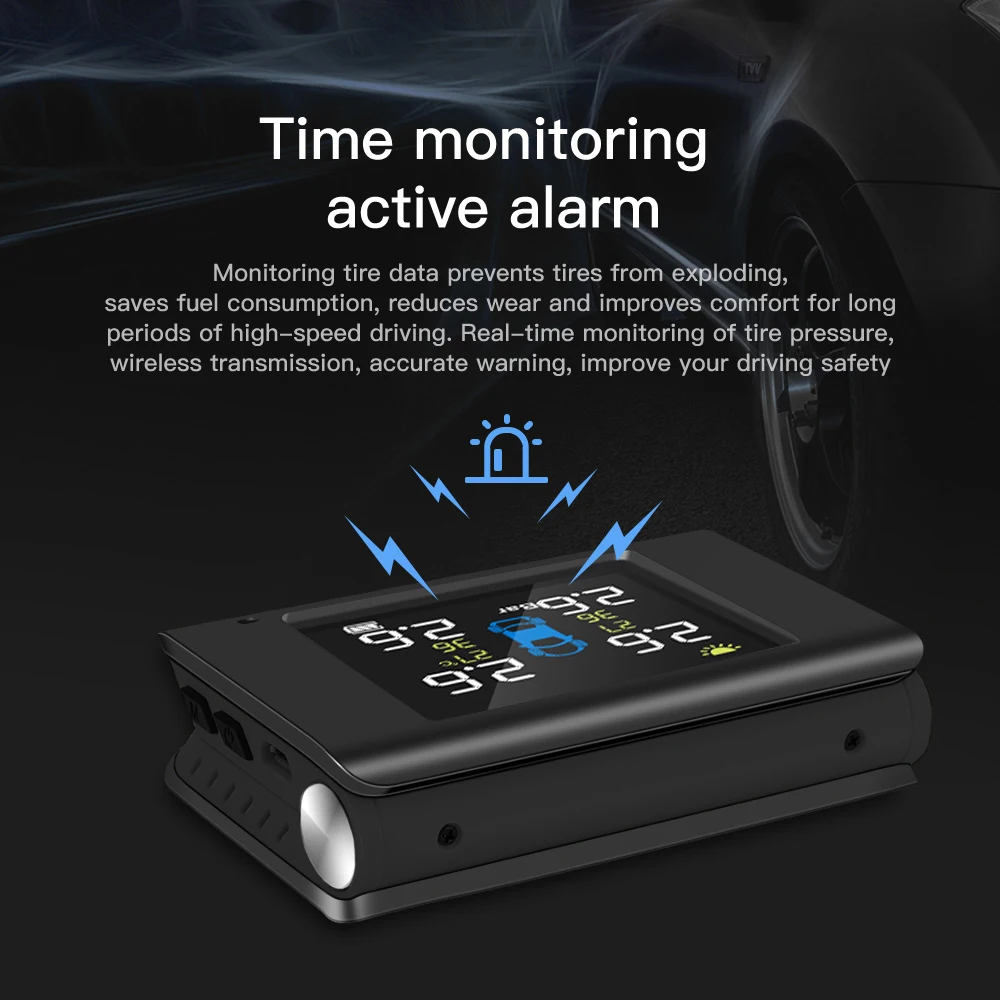 ¾翭 Ÿ̾ з ͸ ڵ TPMS LED Ÿ̾ з ͸,   ִ USB 4PCS   溸 ý