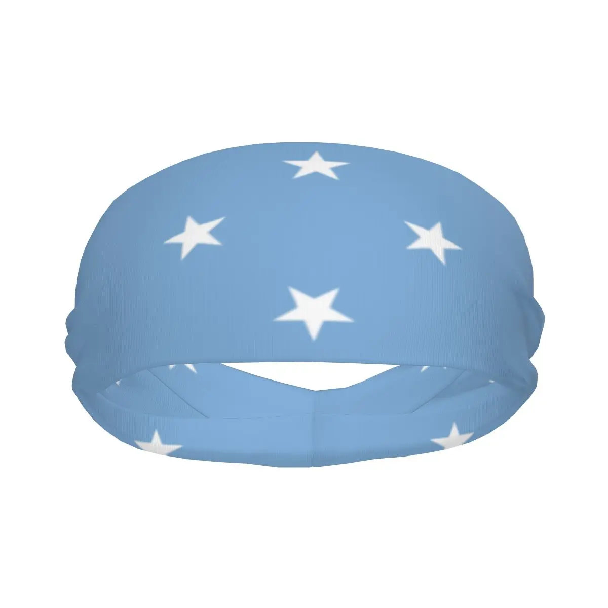 

Повязка на голову с флагом штата Микронезии, эластичная повязка на голову для йоги, повязка на голову для макияжа