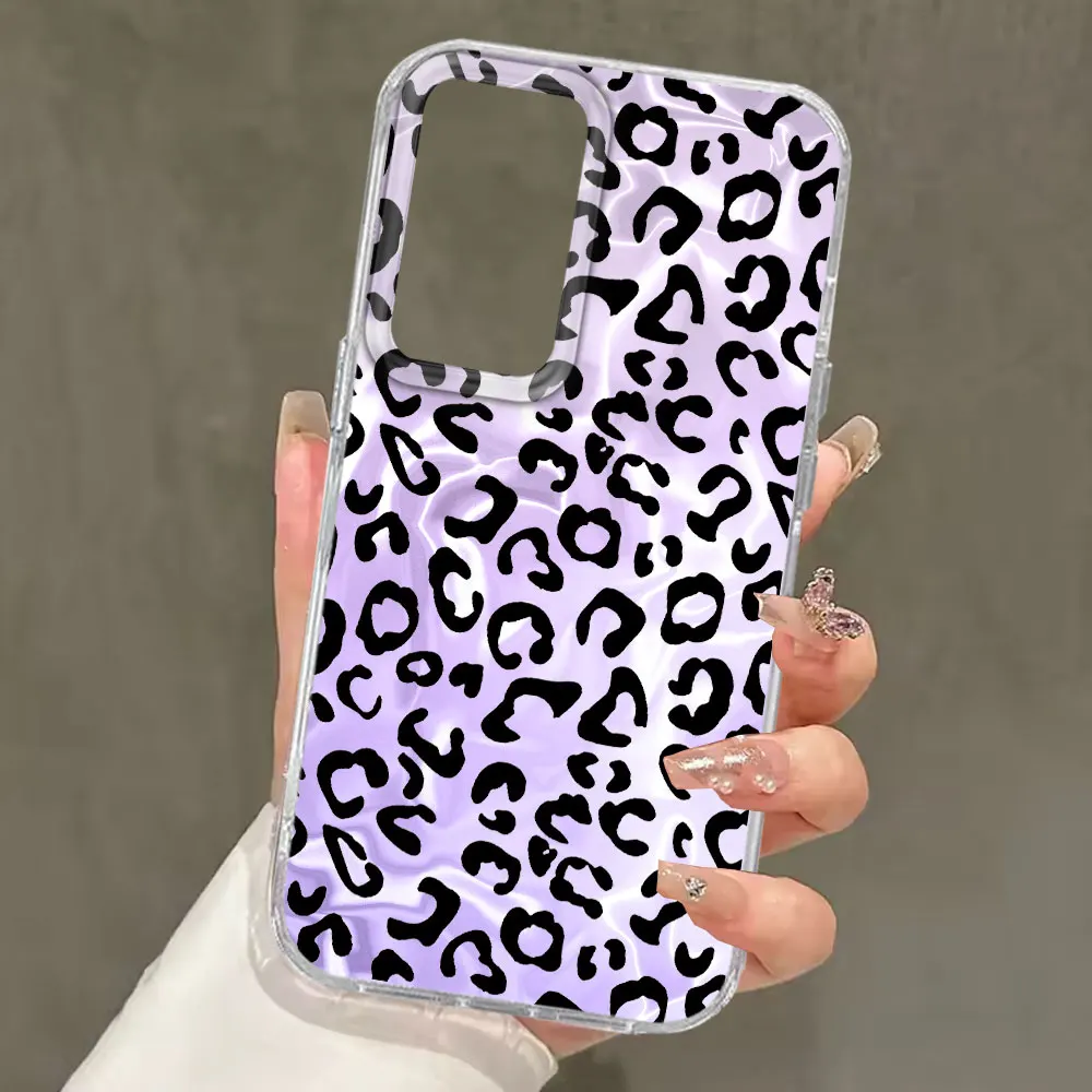 Korean Leopard Print Girls Phone Case Cover