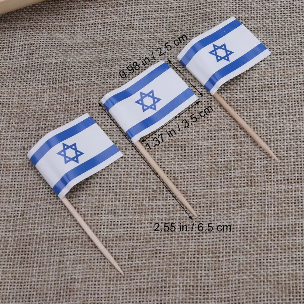 Description Picture 6 of item100pcs Toothpick Flags For Food Picks Toothpick Flags For Food Food Toothpicks Party Accessory 3.5 x 2.5 x 6.5 CM