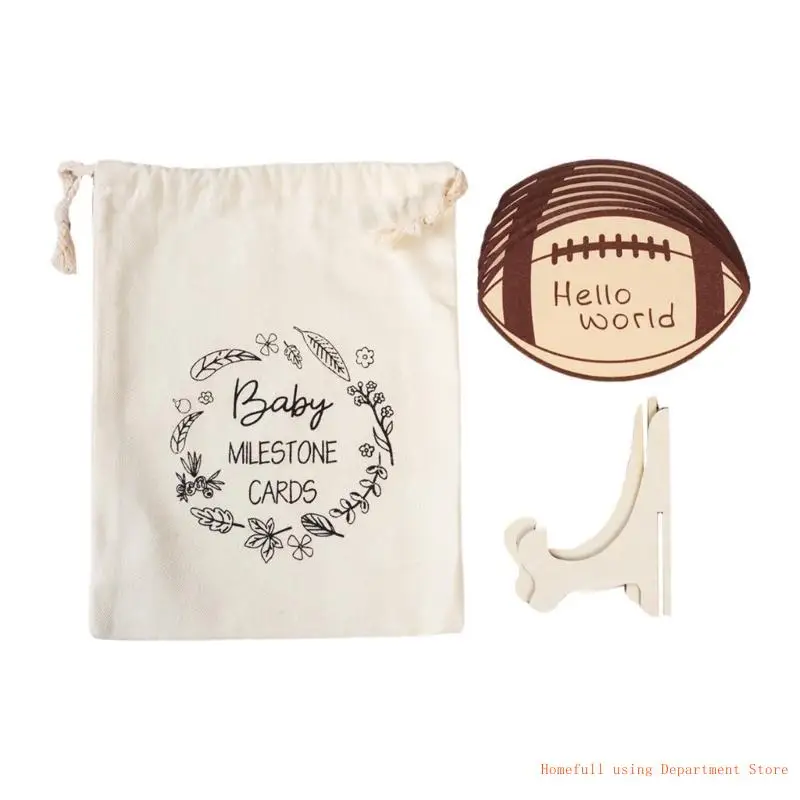 Baby Announcement and Milestones Markers Cards Set for Monthly Photo Memory