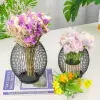 New Style Oval Candlestisk Simple Candle Holders Decor for Table Party Vintage Home Decor Chandelier 1/3Pcs Set Candel Holder 5