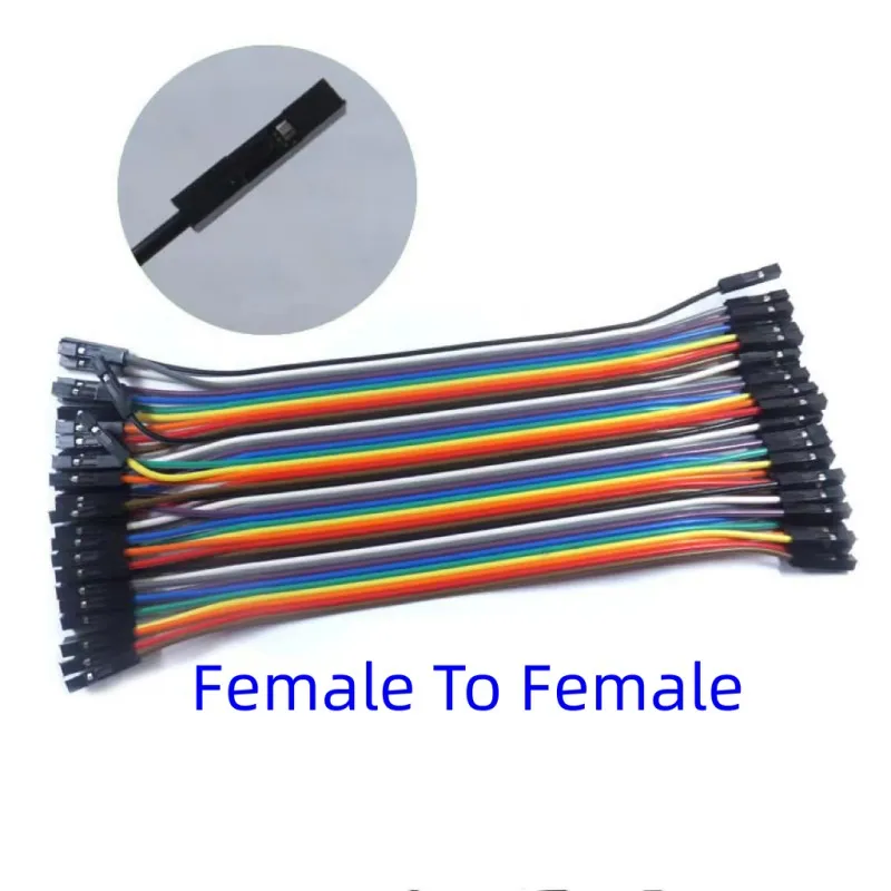 40-120pcs dupont linky 10CM 15CM 20CM 30CM 40CM 40pin pánský na pánský + pánský na ženské a ženské na ženské skokan drát dupont kabel