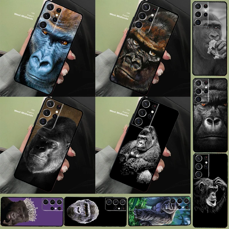 Monkey Gorilla Ape Baby Case Per Samsung Galaxy S23 S21 Fe S20 S22 Ultra S8 S9 S10 Note 10 Plus Note 20 Ultra Cover