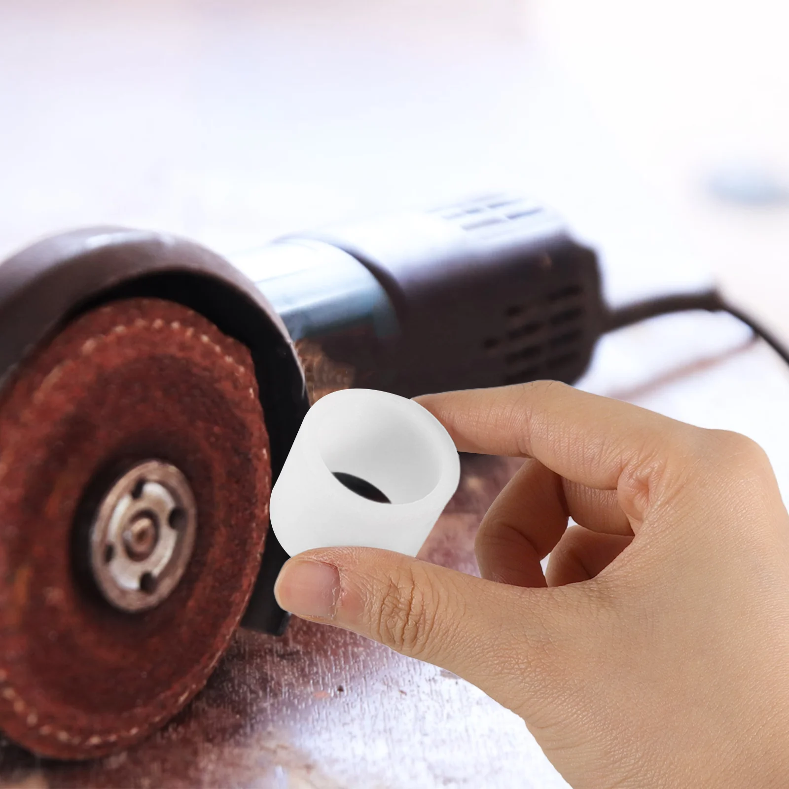 2 Sets Bench Grinder Replacement Parts Grinding Wheel Reducer Ring Washer Adapters Sleeve Bushing