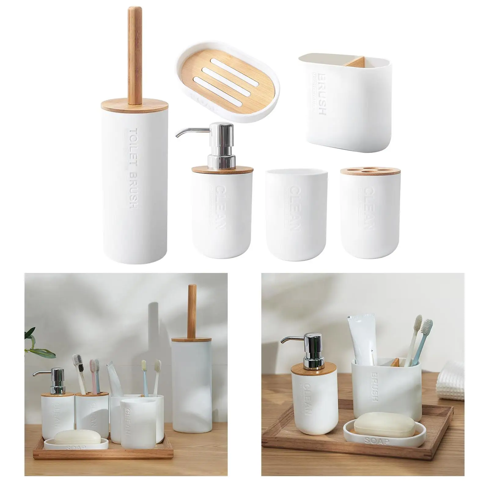 Bathroom Accessory Easily Clean for Storing Your Toiletries Countertop Decor