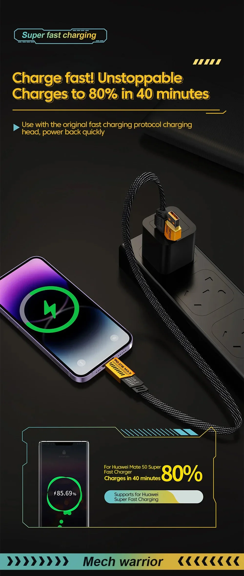 4-in-1 PD 65W Fast Charging Cable 5