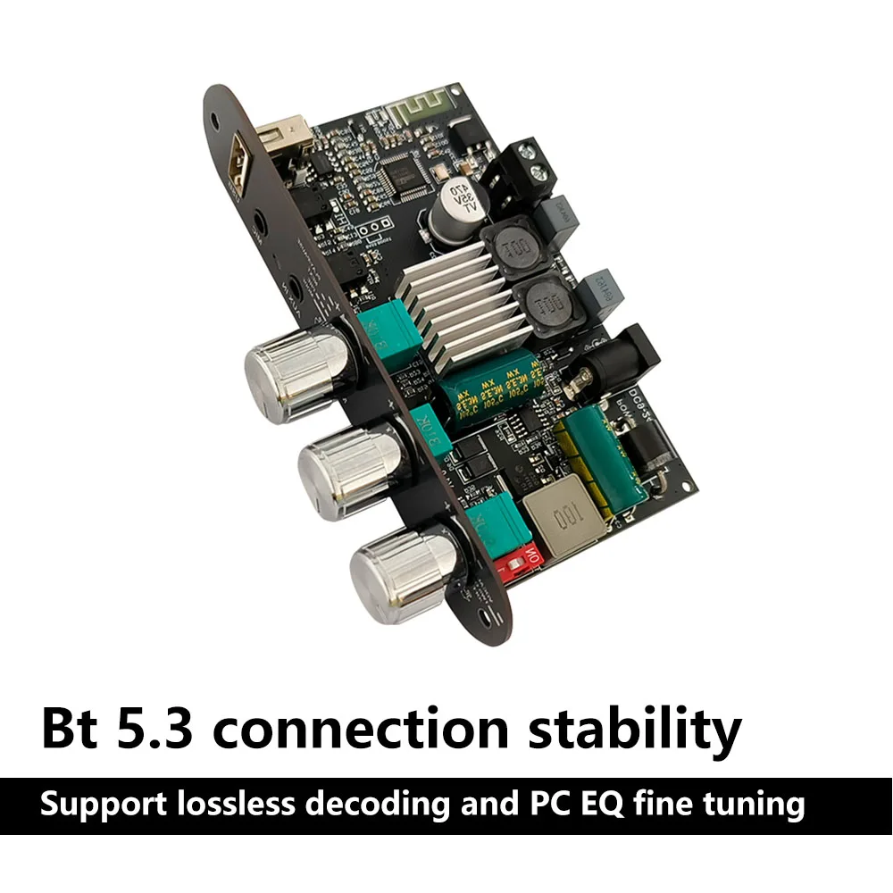 ZK-1001UM DC 9-24V 모노 100W 블루투스 증폭기 보드 모듈 업그레이드 BP1048 + TPA3116D2 증폭기 칩 지원 TWS to Box