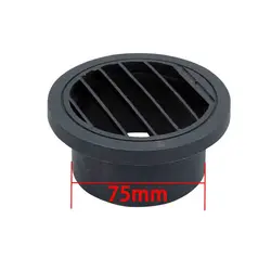 Versatile Air Vent Ducting Connector: Y, T, L, Elbow Pipe (75MM Round flat head)