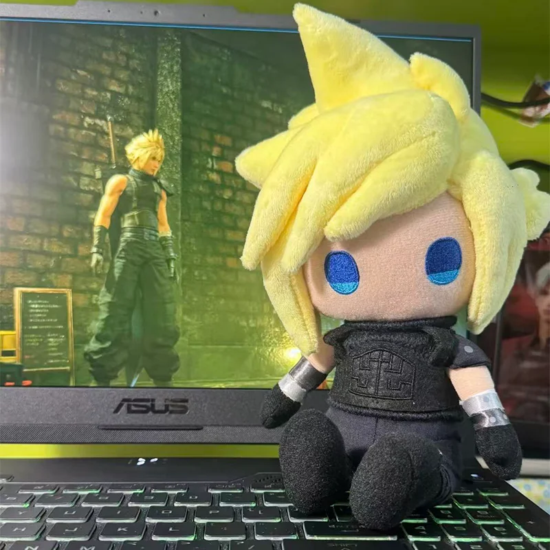 Ff7 게임 클라우드 스트라이프 세피로스 잭 페어 귀여운 봉제 인형 장난감 컬렉션 친구 크리스마스 선물