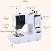 Portable Sewing Machine for BeginnersSmall Home Electric Repair Kit with 12 Stitch Presser Foot Pedal White 3