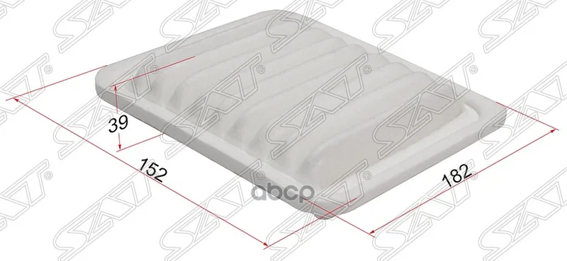 Фильтр Воздушный Suzuki Alto 0.7 01-09/Nissan Pino 07- Sat арт. ST-13780-58J20 |