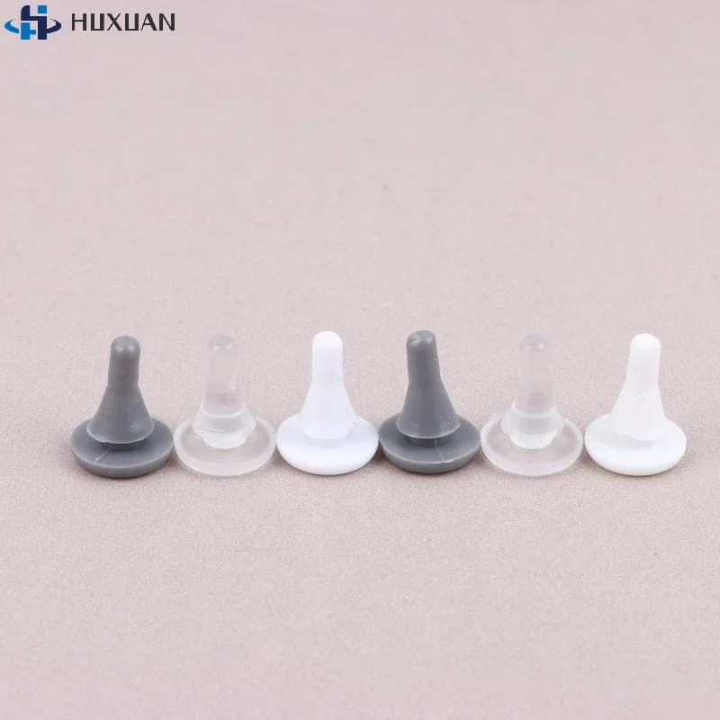 20PCS 엘리베이터 홀 도어 충돌 방지 못/충돌 방지 고무 패드/충격 흡수 콩/오프닝 5-6mm 두께 2MM