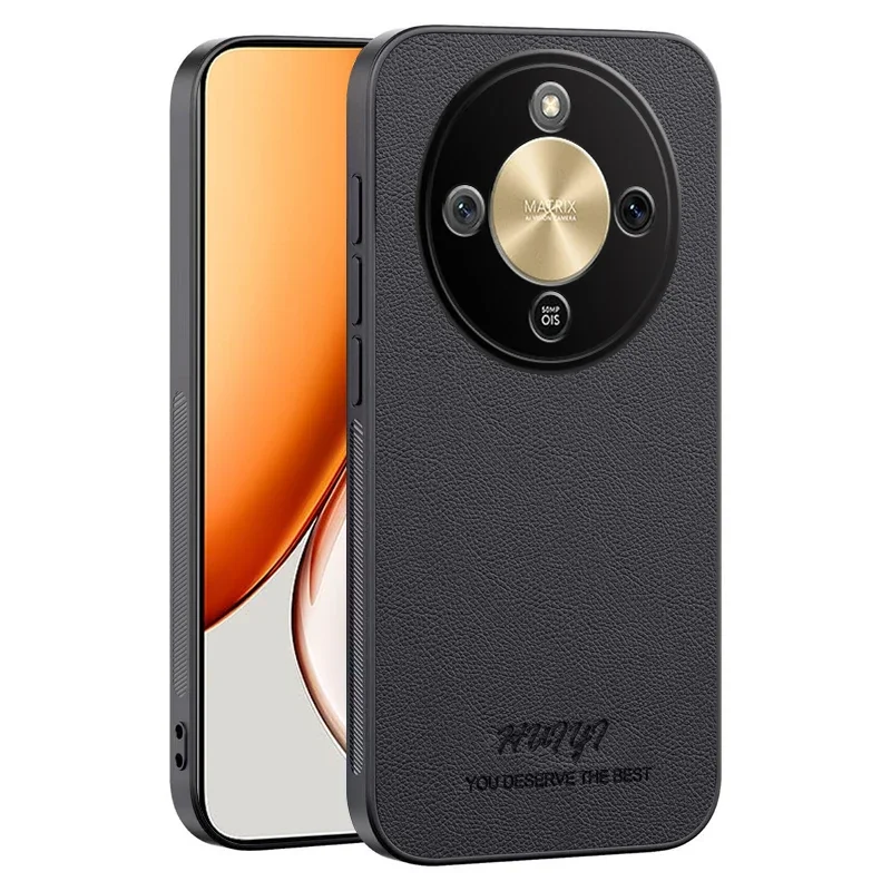 Leather Magnetic Charging Case - Business Anti-Fall Protective Cover