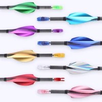 BICASTER Spin Vanes 1.75inch LH/RH Arrow Vanes Fletches - 50pcs 2