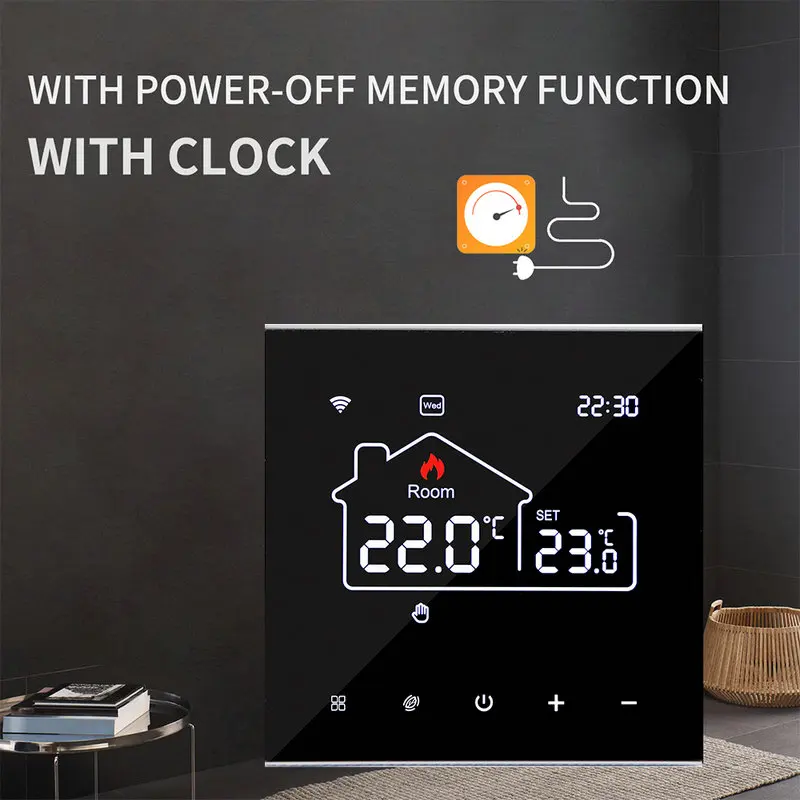 Smart Thermostat Tuya WiFi Floor Heating Thermostat Programmable Temperature Controller for Electric Warm Gas Boiler Smart Life Google Home Alexa