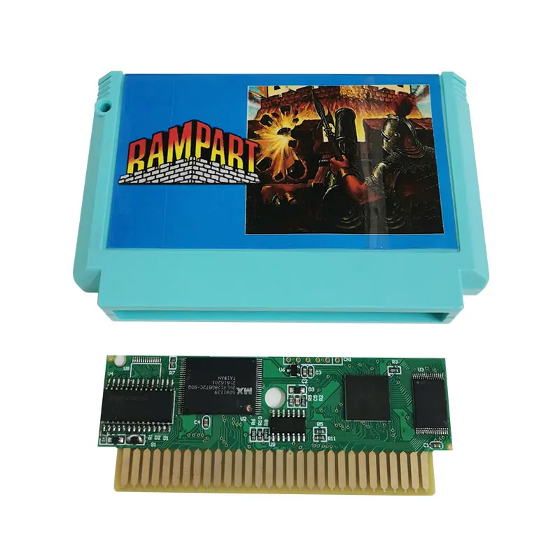 Videogioco Rampart Per Cartuccia Di Gioco Fc A 8 Bit A 60 Pin