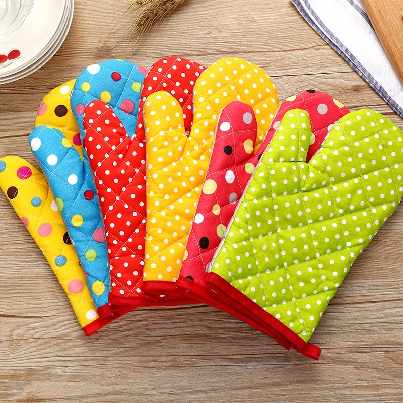 Household Microwave Oven Oven Insulated Gloves Creative Kitchen Non-Slip Heat-Resistant Anti-Scald Baking Gloves silicone oven mitts,kitchen gloves,silicone oven gloves