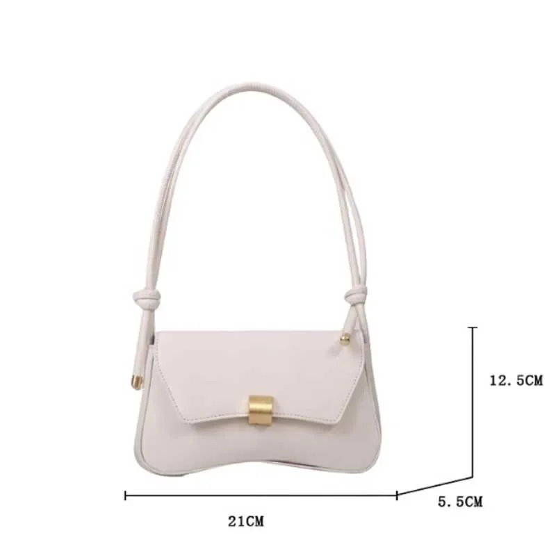 Chic Solid Leather Women's Crossbody Bag - Versatile Casual Square Shoulder Bag