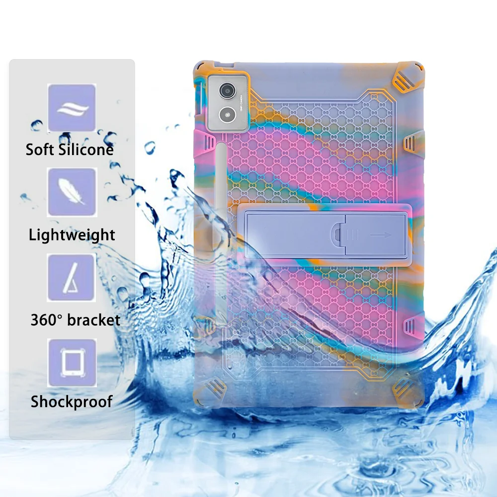 Children's Silicone Tablet Cover with Strap & Pen Holder