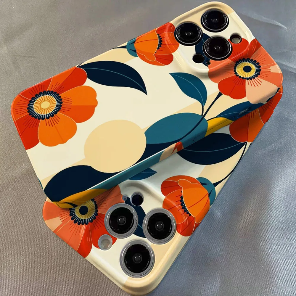 Elegant Floral Shockproof Hard Case - Premium Bumper Back Phone Cover