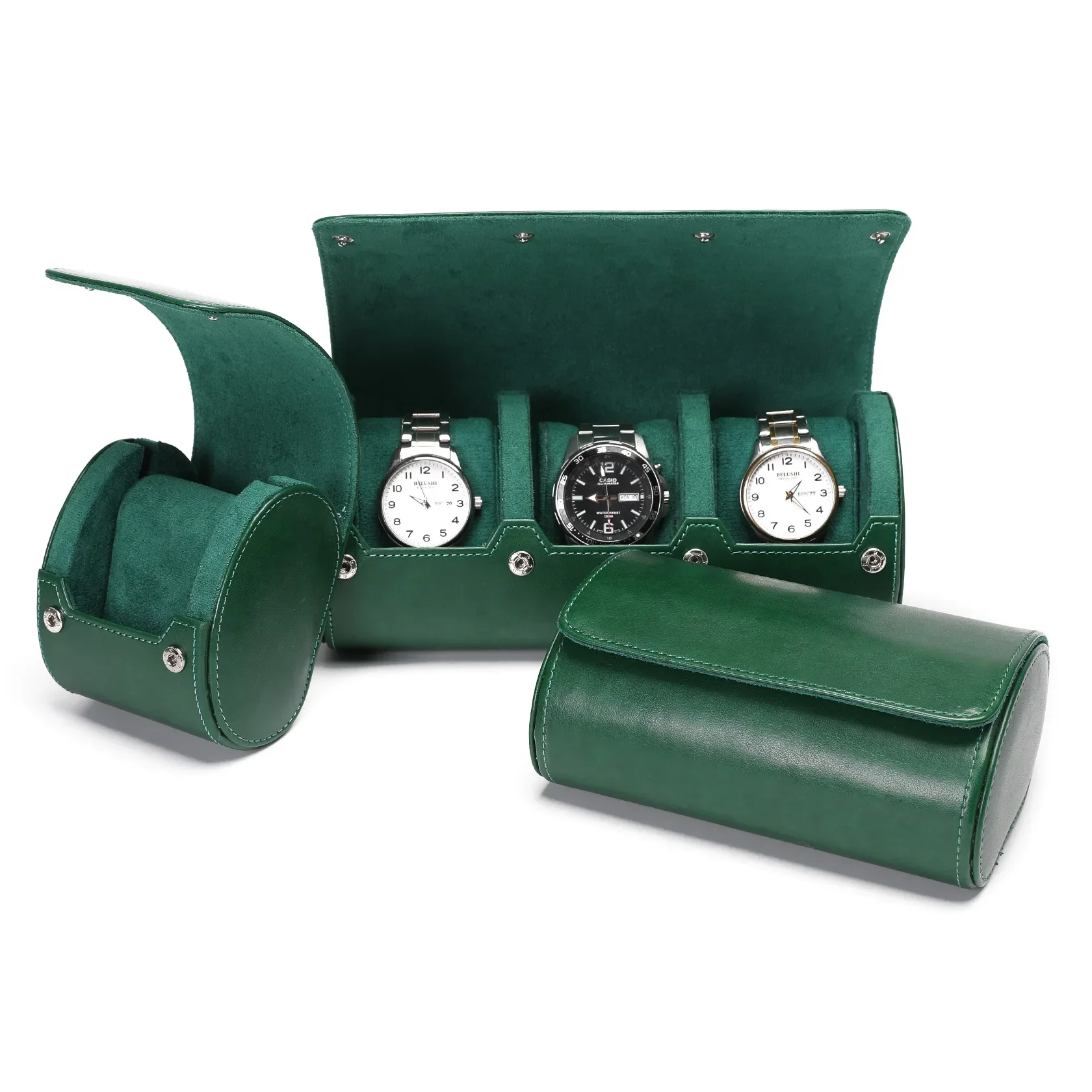 Watch Storage Box Watch Storage Bag Watch Storage Pouch 1/2/3 Slots Sliding Watch Pillow Card Insert Travel Storage