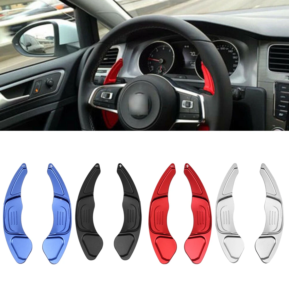 

For VW Golf Polo GTI R Rline MK7 MK7.5 Volkswagen Car Steering Wheel Shift Paddles Extend DSG Gear Speed Stickers Car Accessoriy