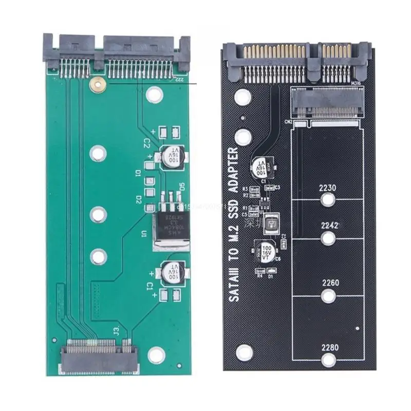 

M.2 to SATA3.0 SSD Adapters Key Support M.2 NGFF 2280 2260 2242 2230 Dropship