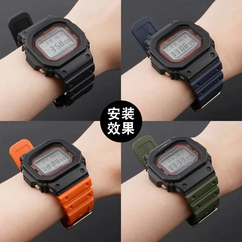 ラバーストラップウォッチためDW-5600 GA-2100 DW5000 G5600 GW-M5610