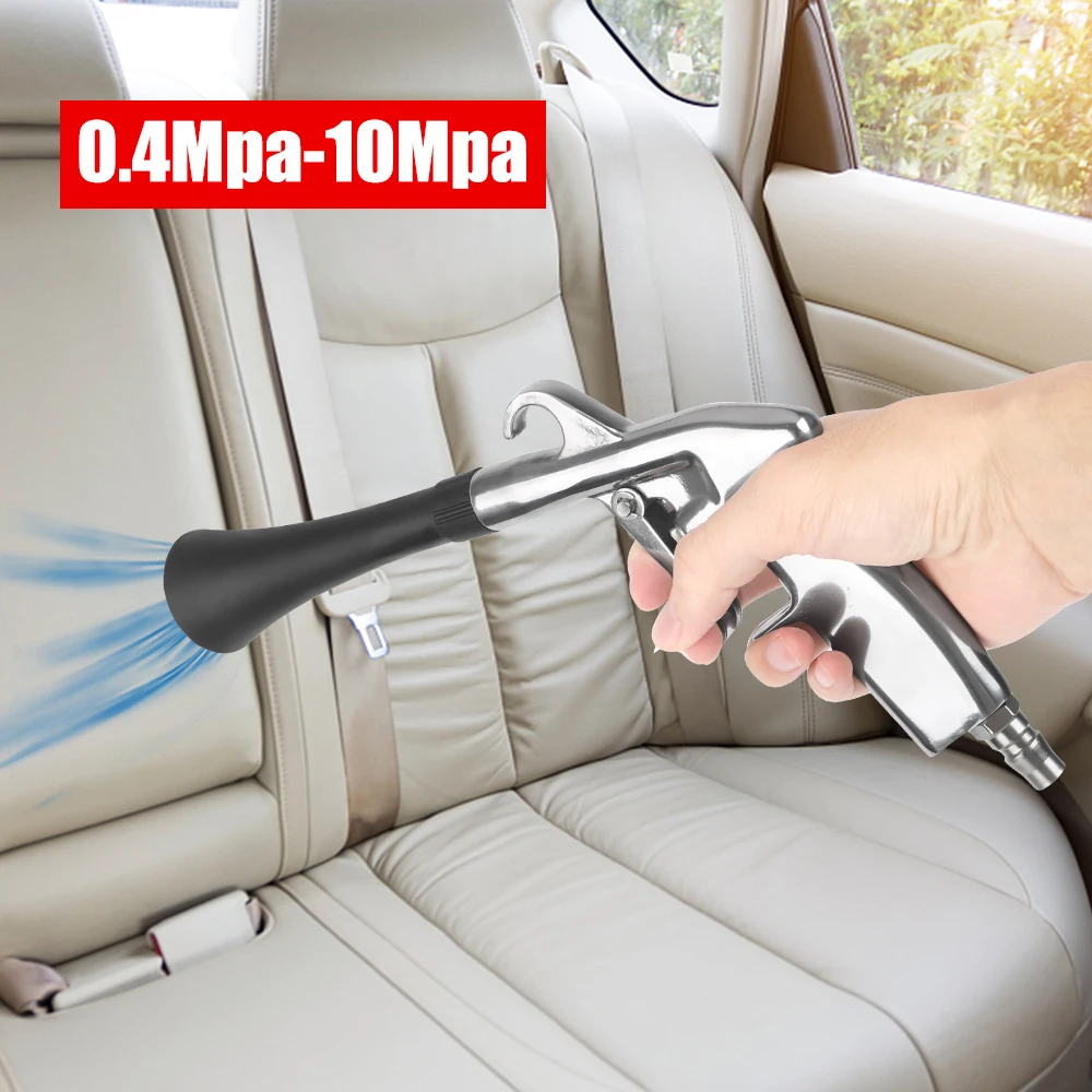 0.4Mpa-10Mpa High Pressure Blowing Gun Car Wash Gun Tornador Air Blow Interior Detailing Cleaning Tools Dust Removal Accessories high pressure gun pressure washer gun