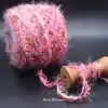 100g Indian Red Yarn for Crochet Fancy Mixed Puffy Yarn for Knitting hand bag Plush yarn yarn chunky 5