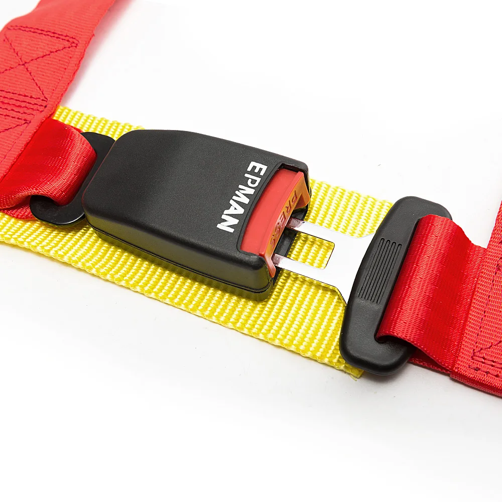 Different colors 2inch Universal Vehicle Racing 4 Point Auto Car Safety Seat Belt Buckle Harness EPM-02BUC